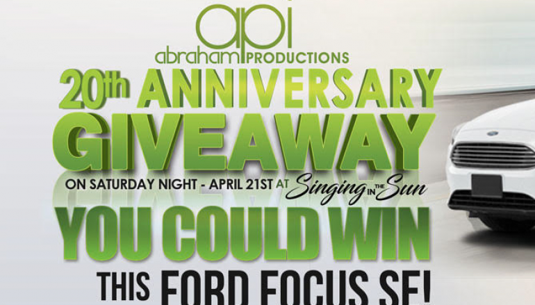Singing In The Sun 20th Anniversary Giveaway